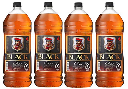 アサヒビール ブラックニッカ クリア 4000ml × 3本 ニッカ ブラックニッカクリア ペット 4L（アサヒビール）の